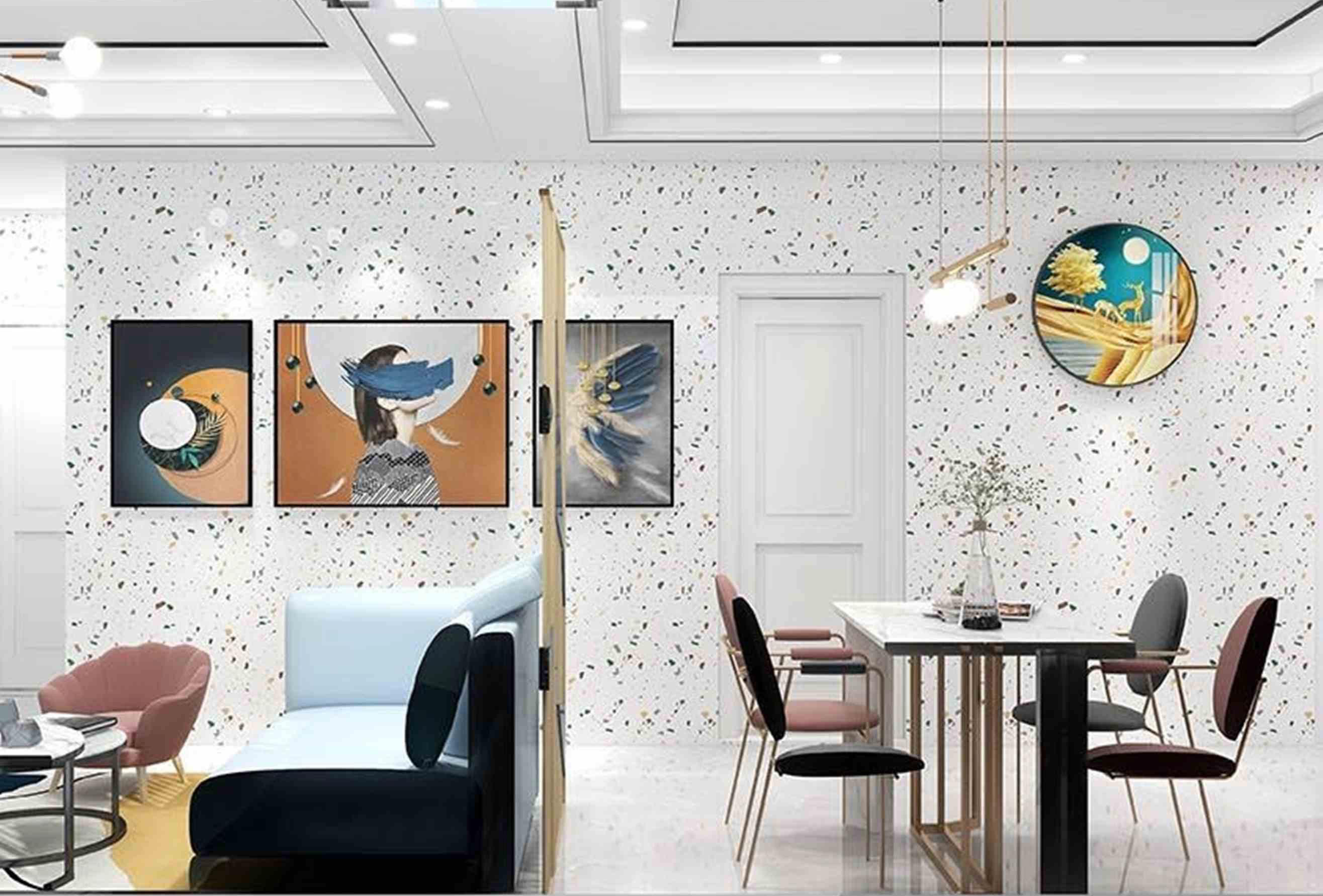 Stone Pattern room scene