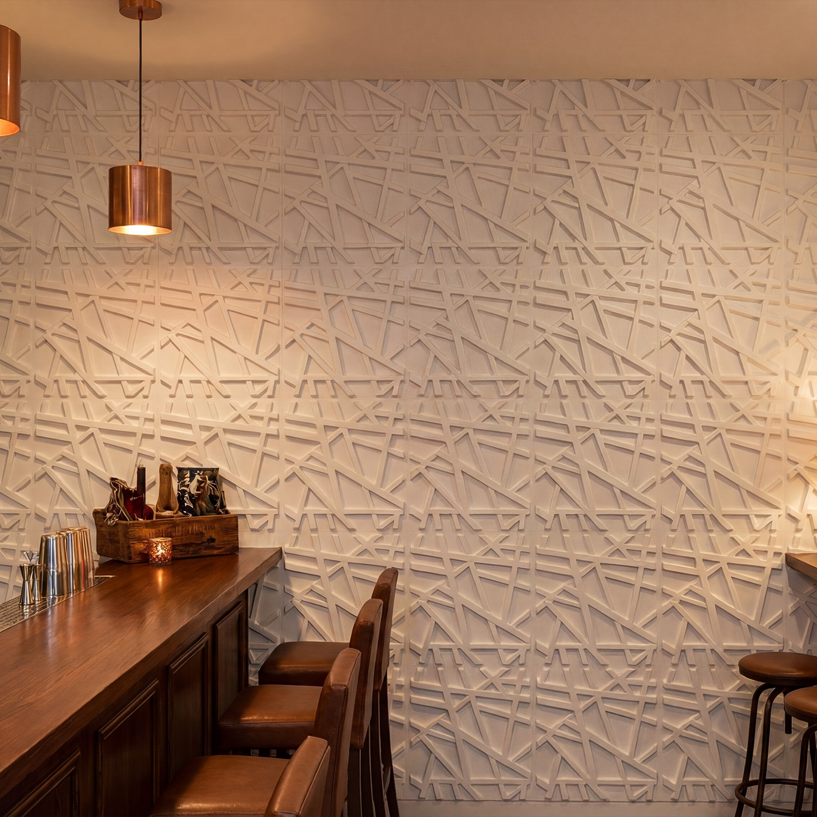3D Wall Panels room scene