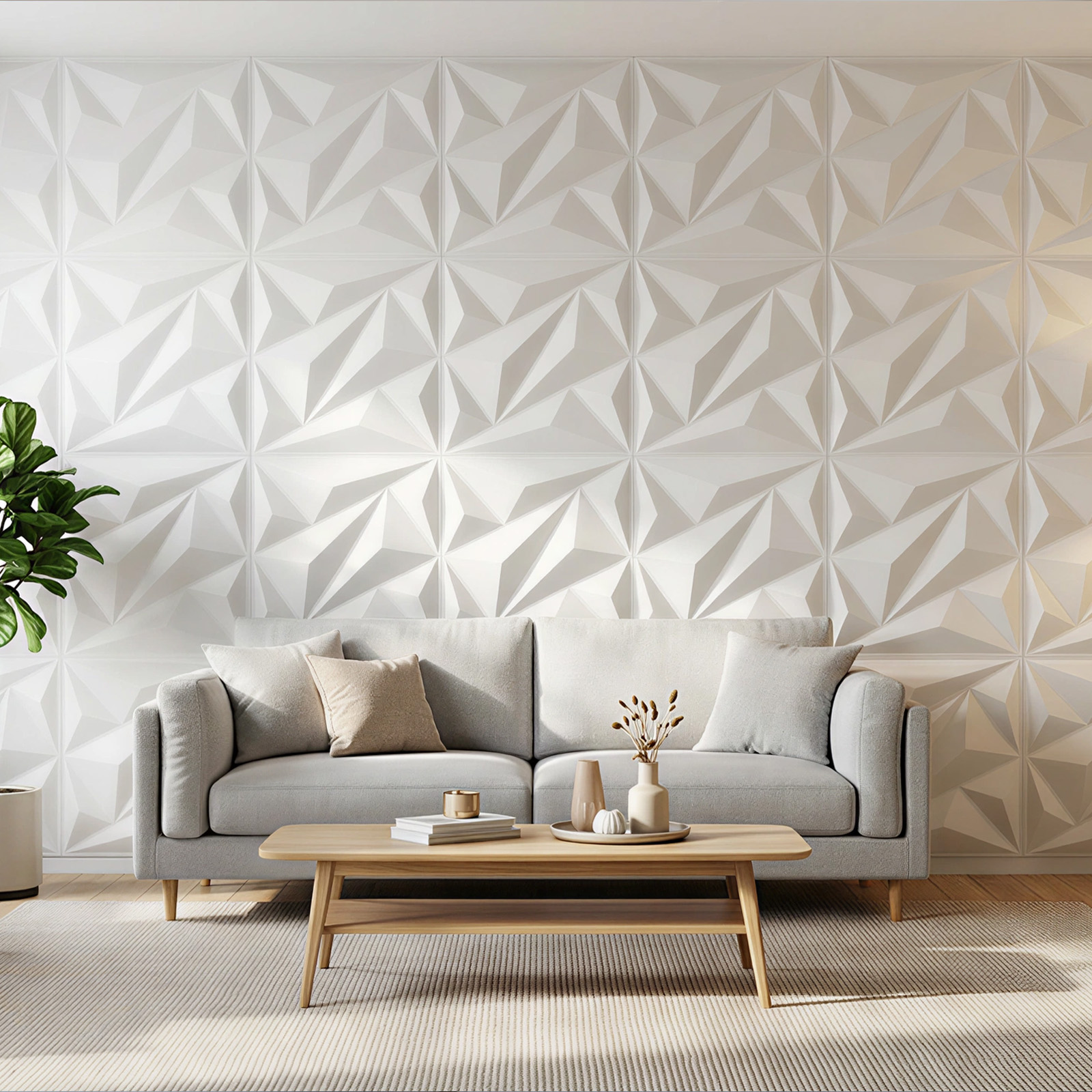 3D Wall Panels room scene