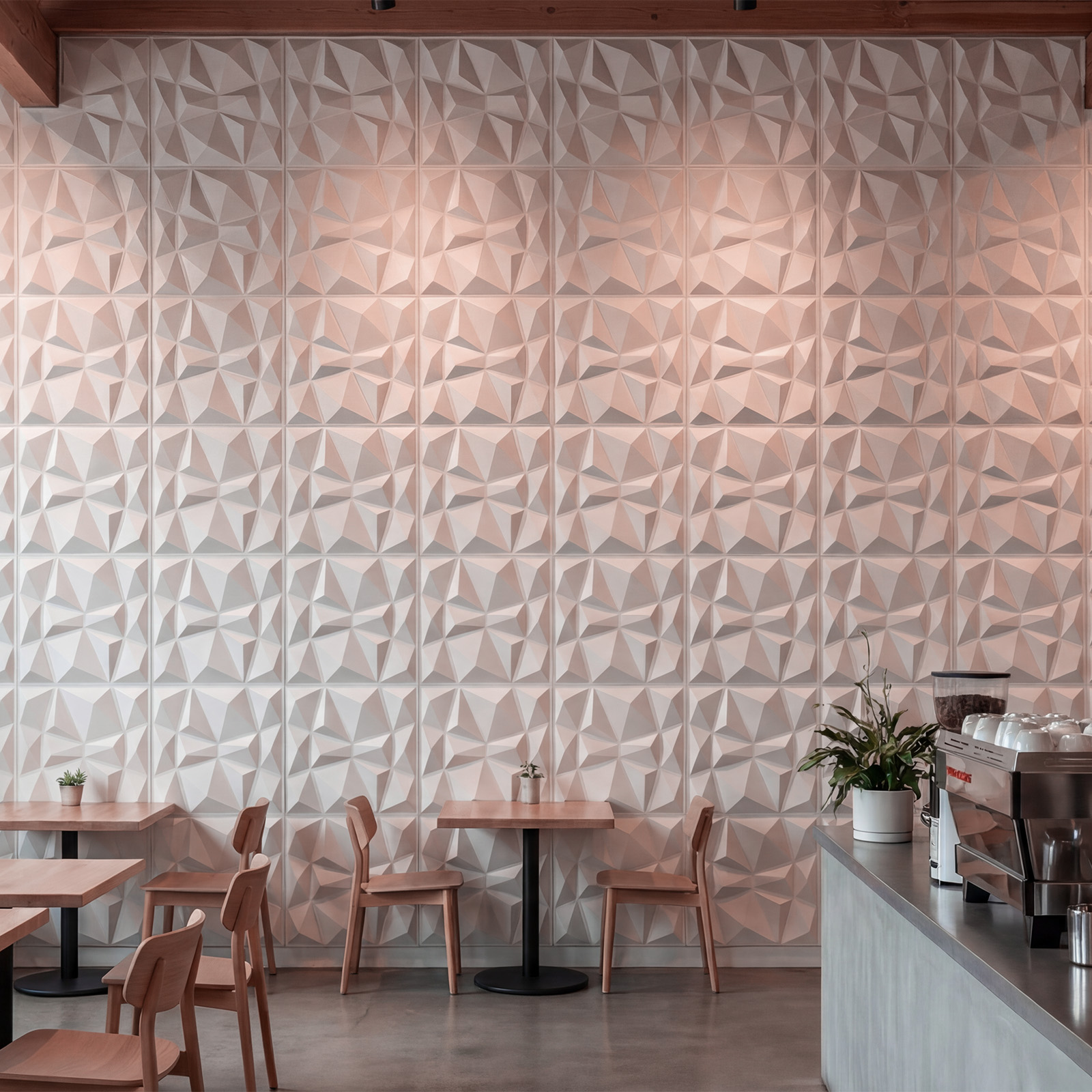 3D Wall Panels room scene