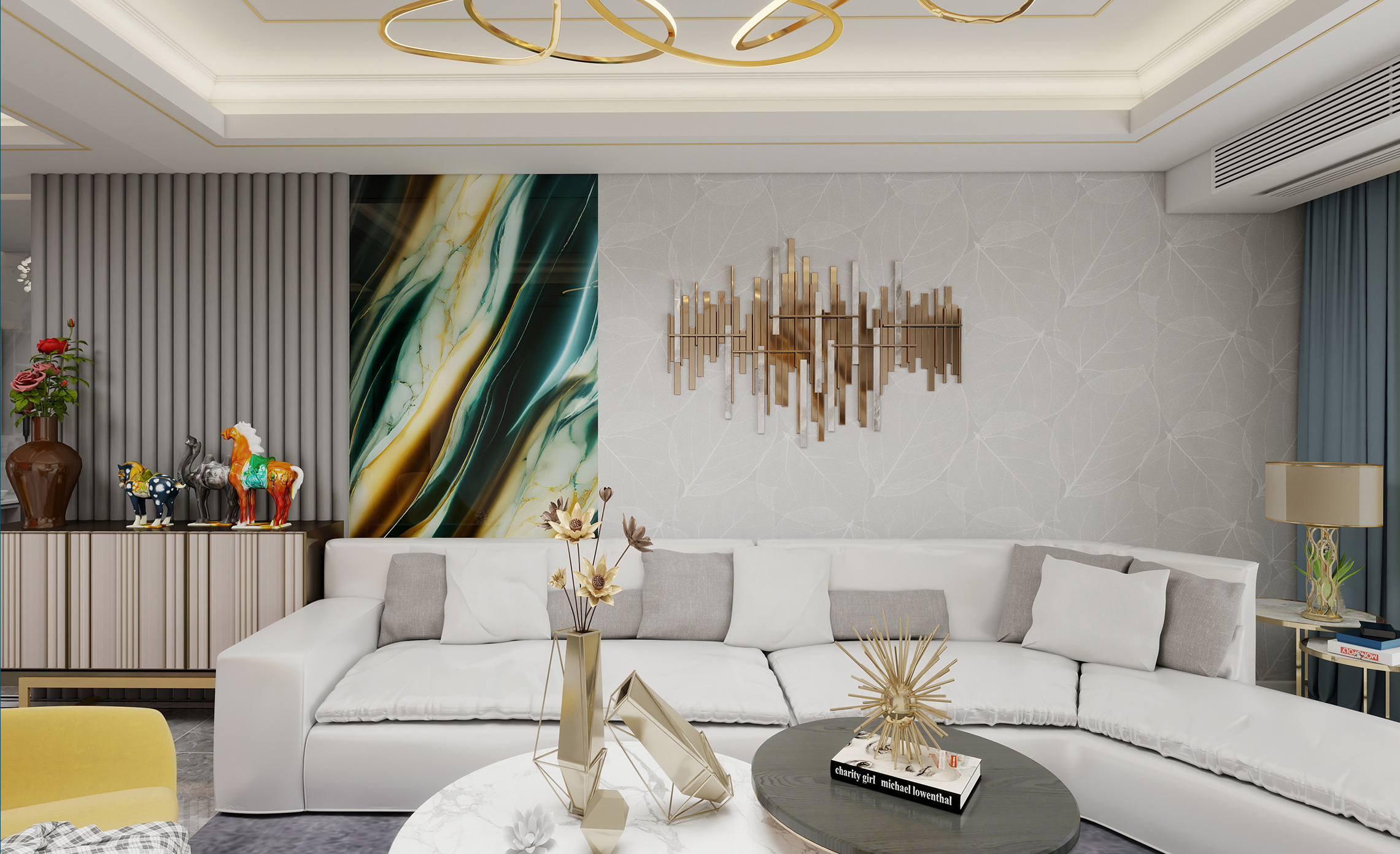 Vibrant Color room scene