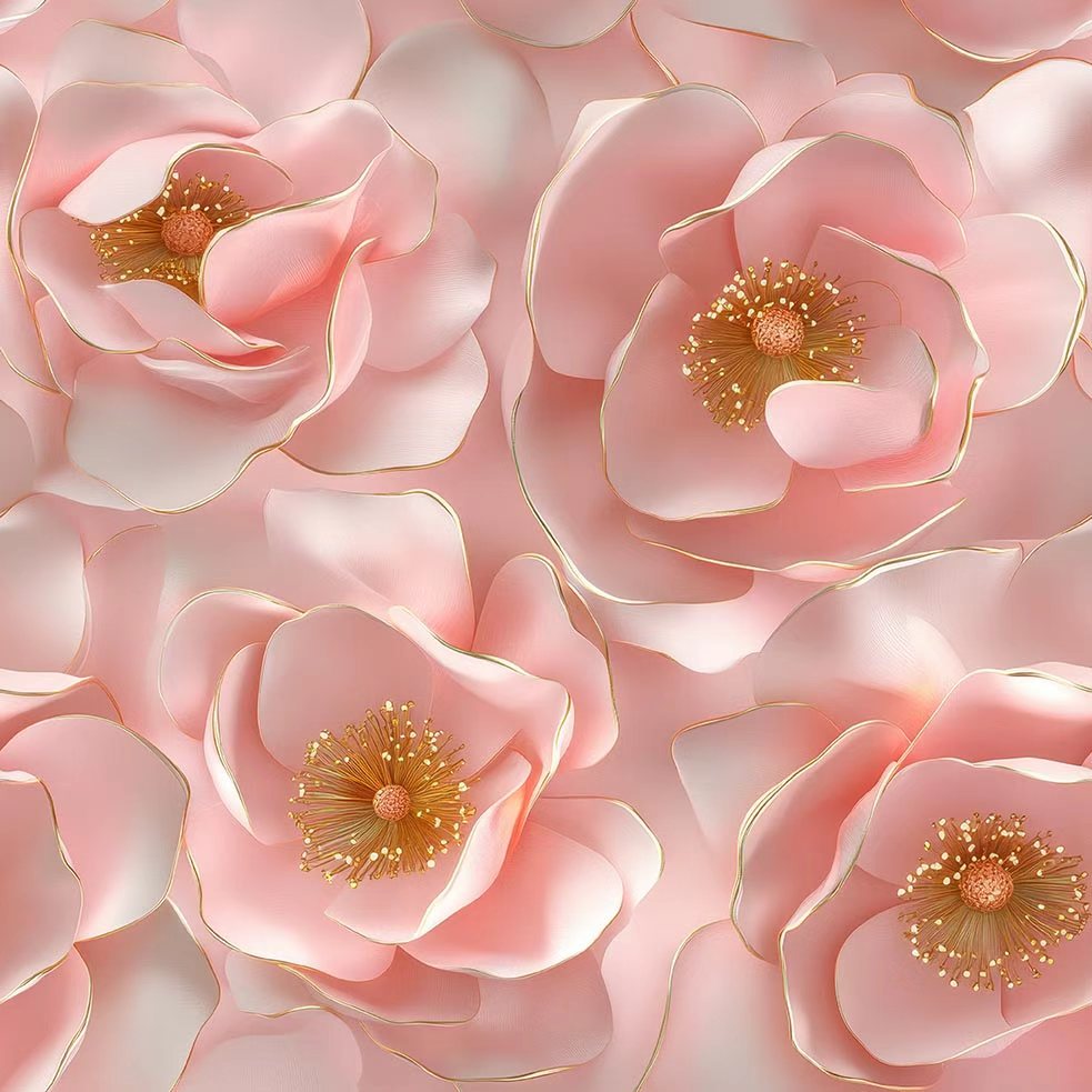 3D Floral pattern