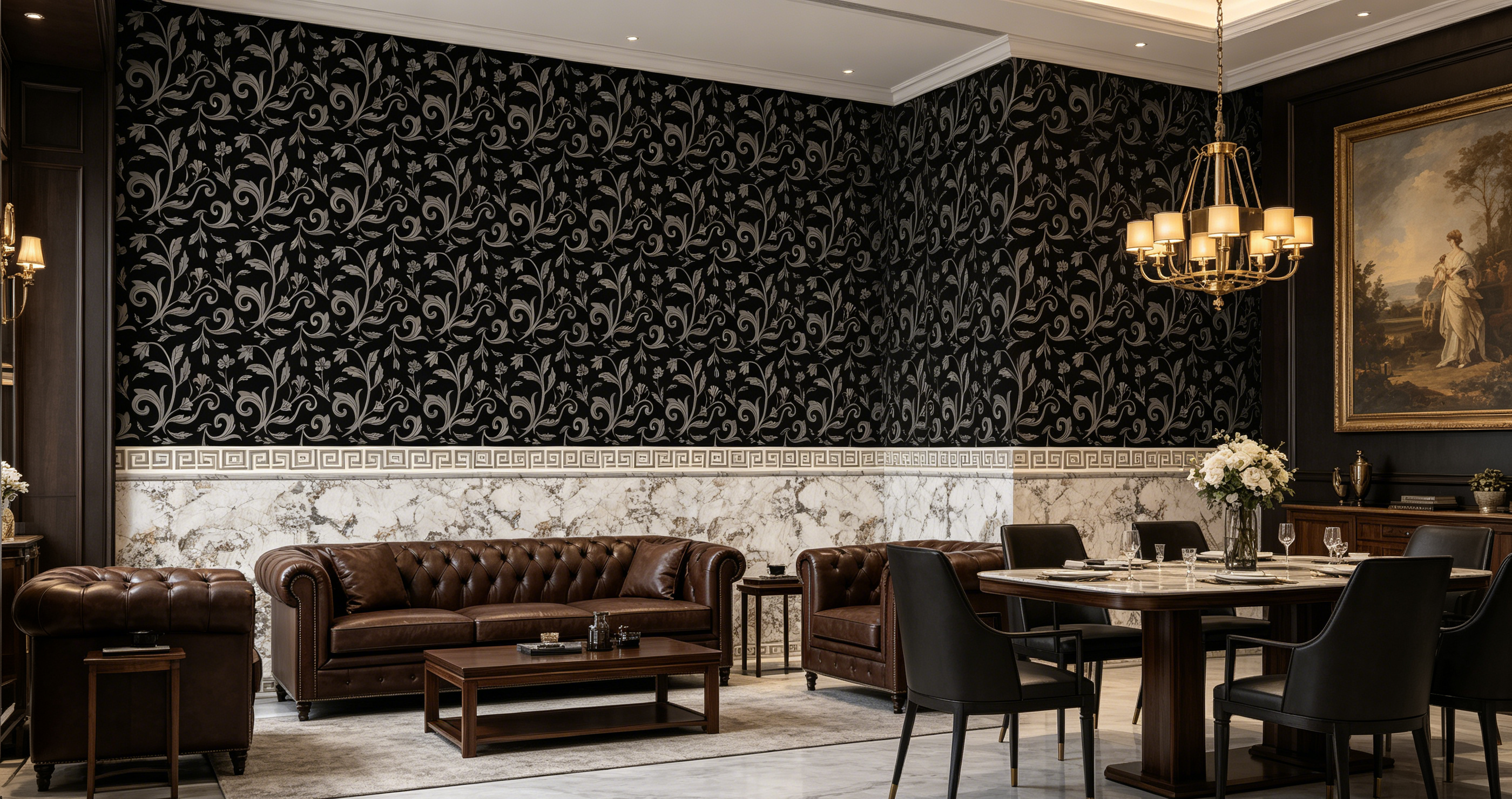 Murals room scene