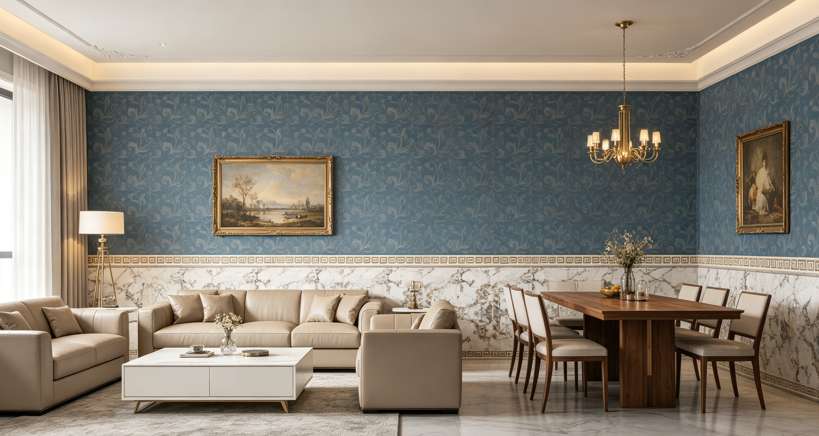 Murals room scene