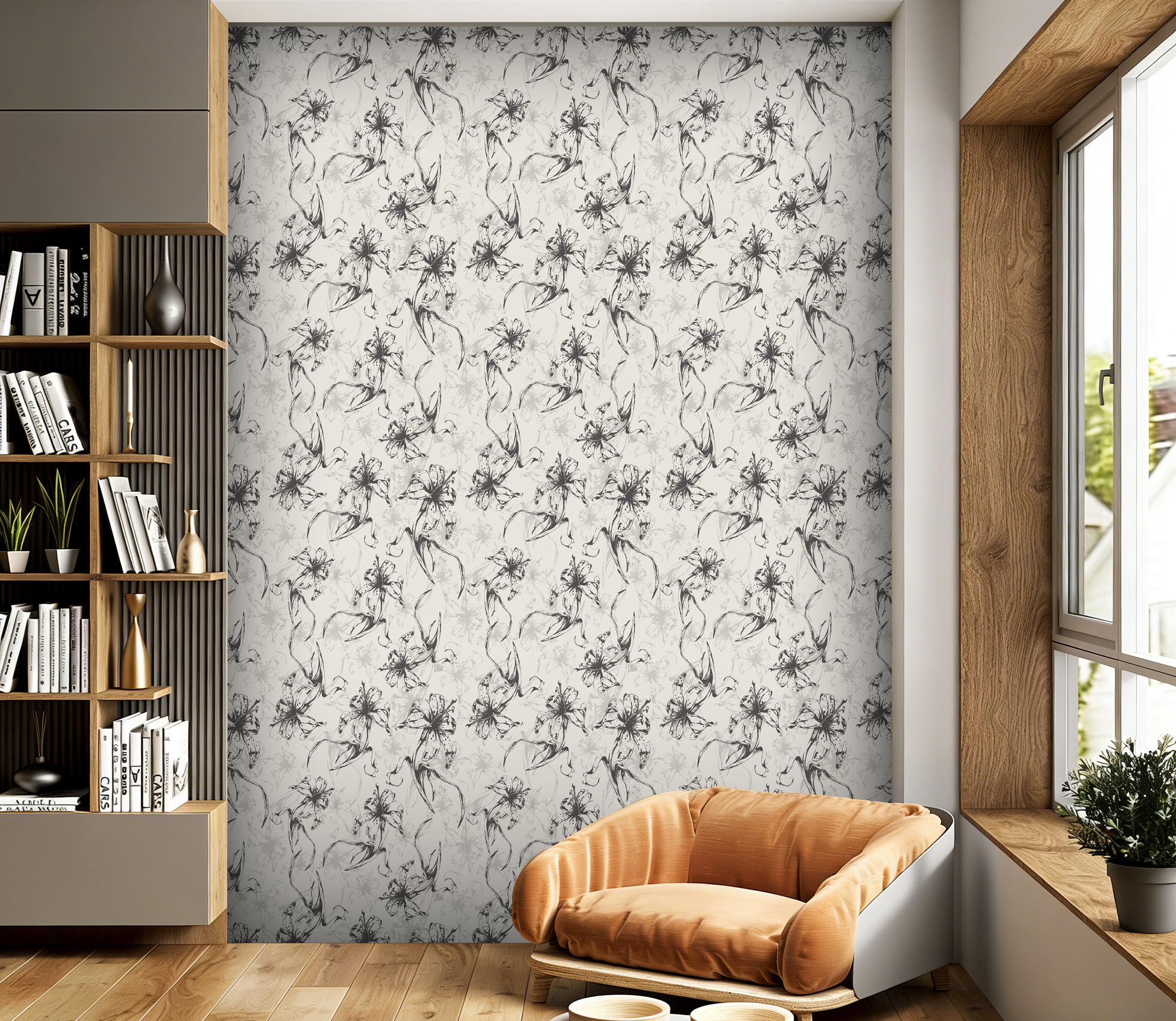 Flowers room scene