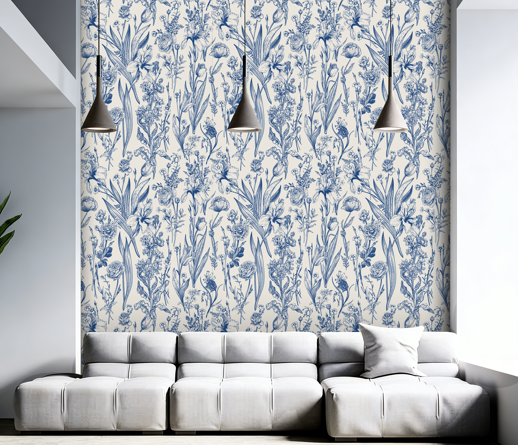 Flowers room scene