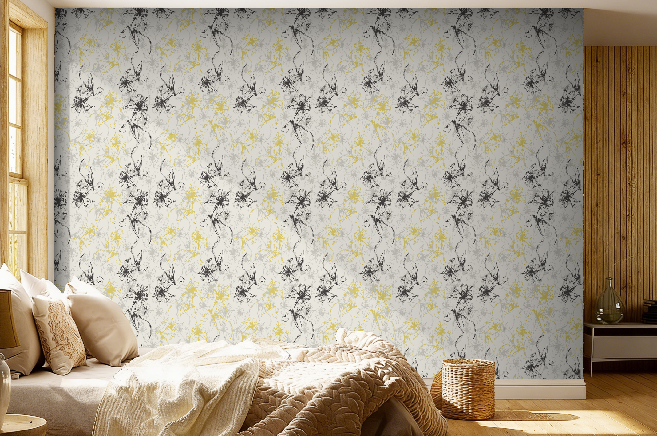 Flowers room scene
