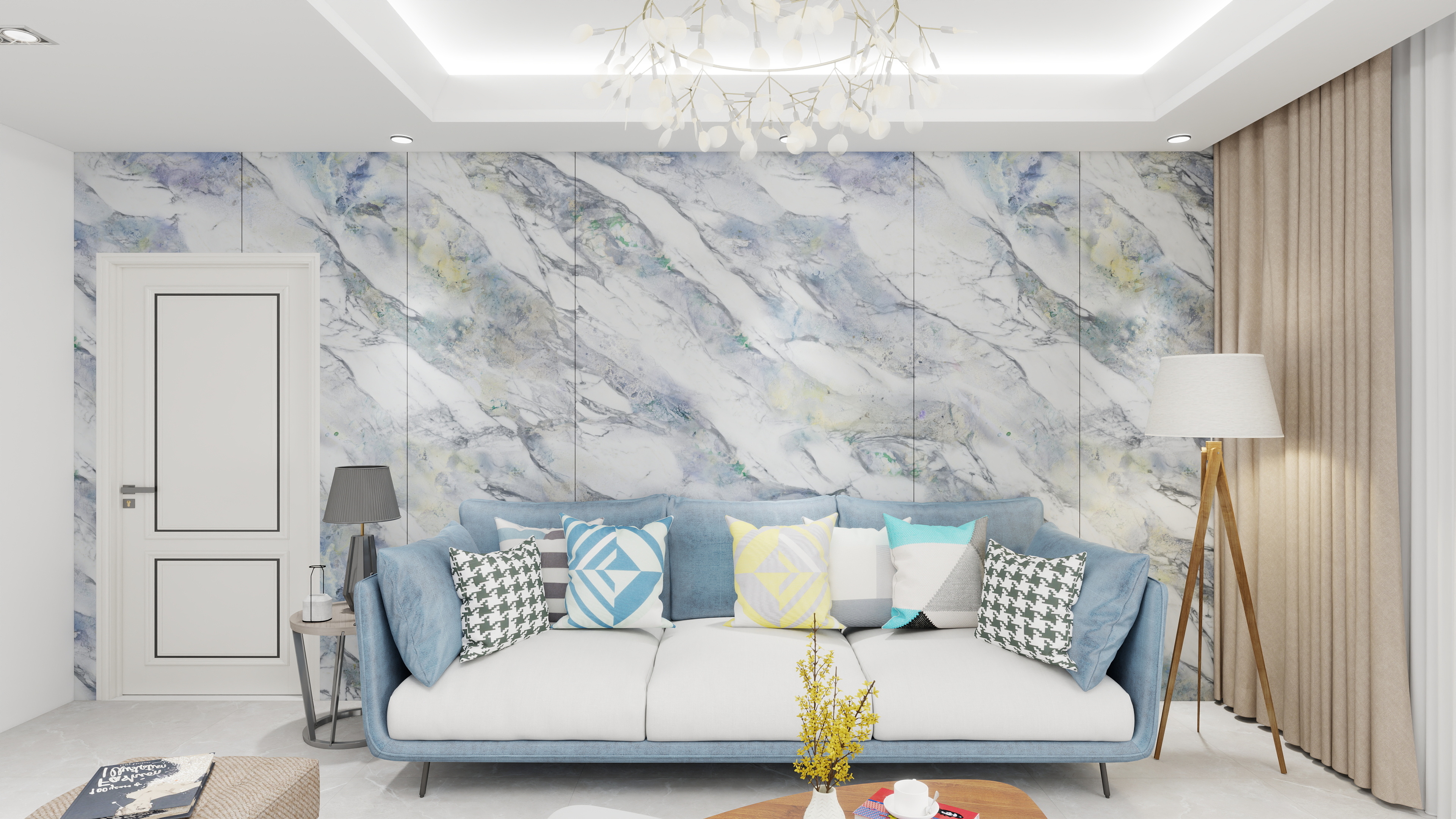 Stone Pattern room scene