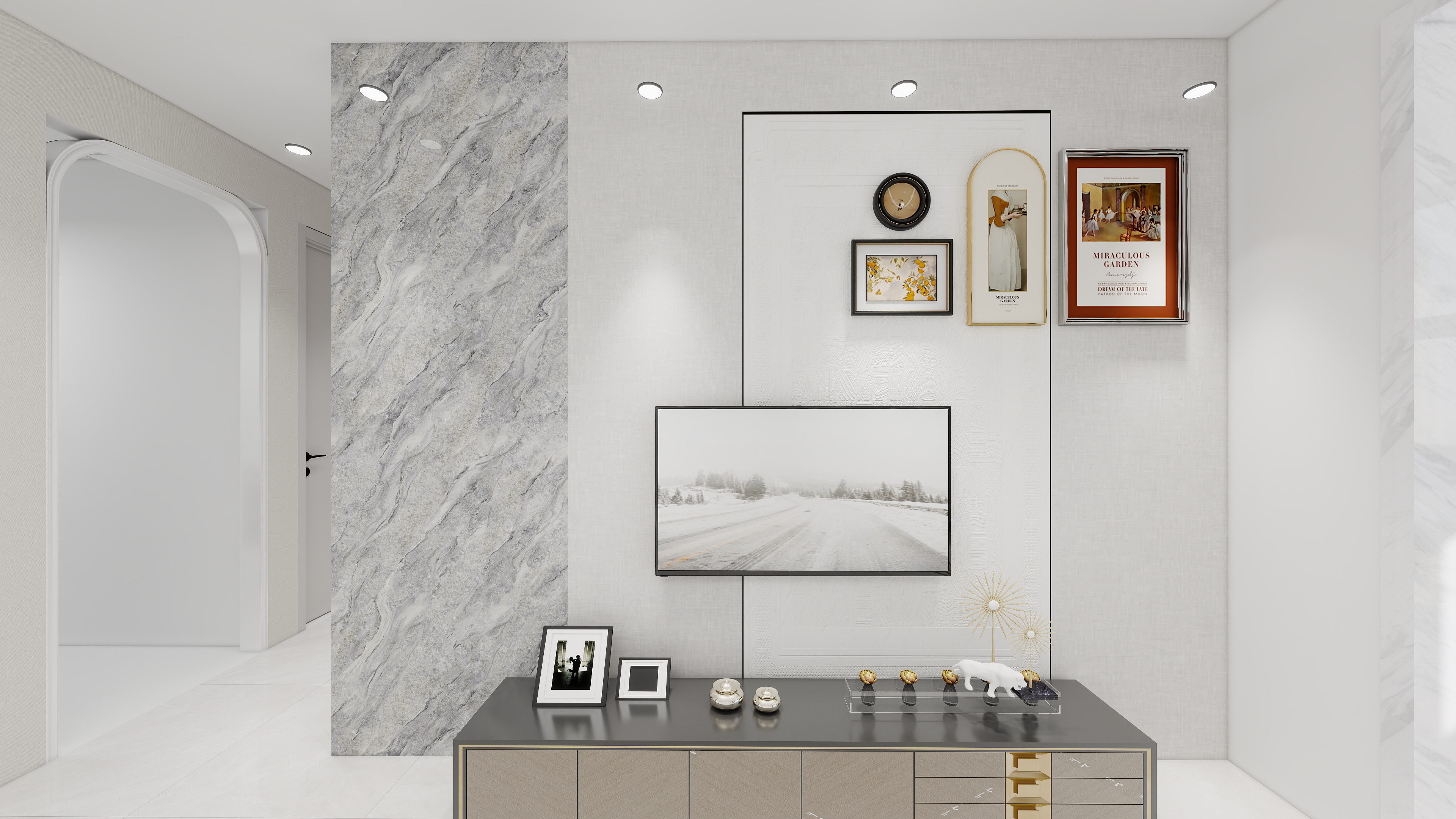Stone Pattern room scene