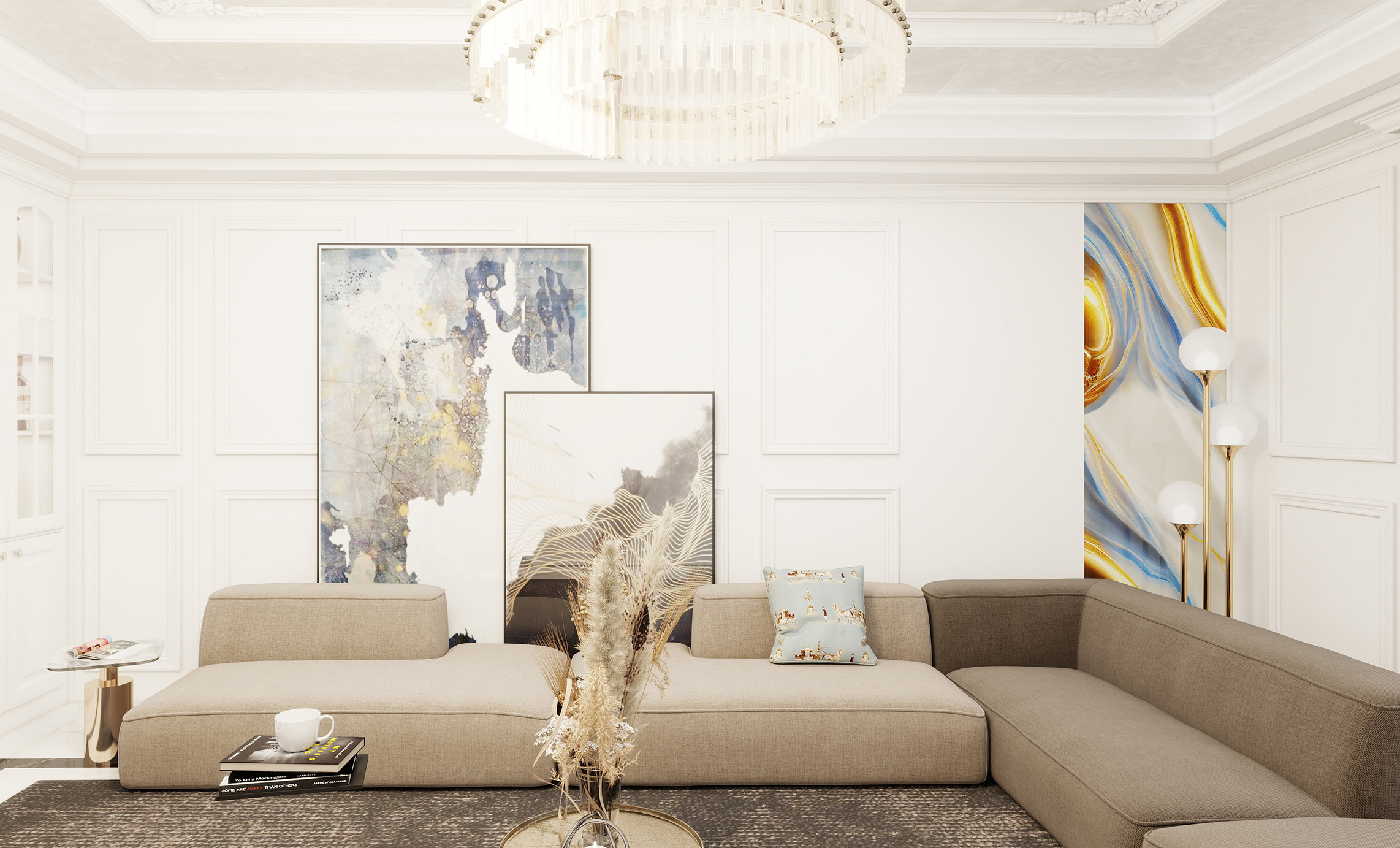 Vibrant Color room scene